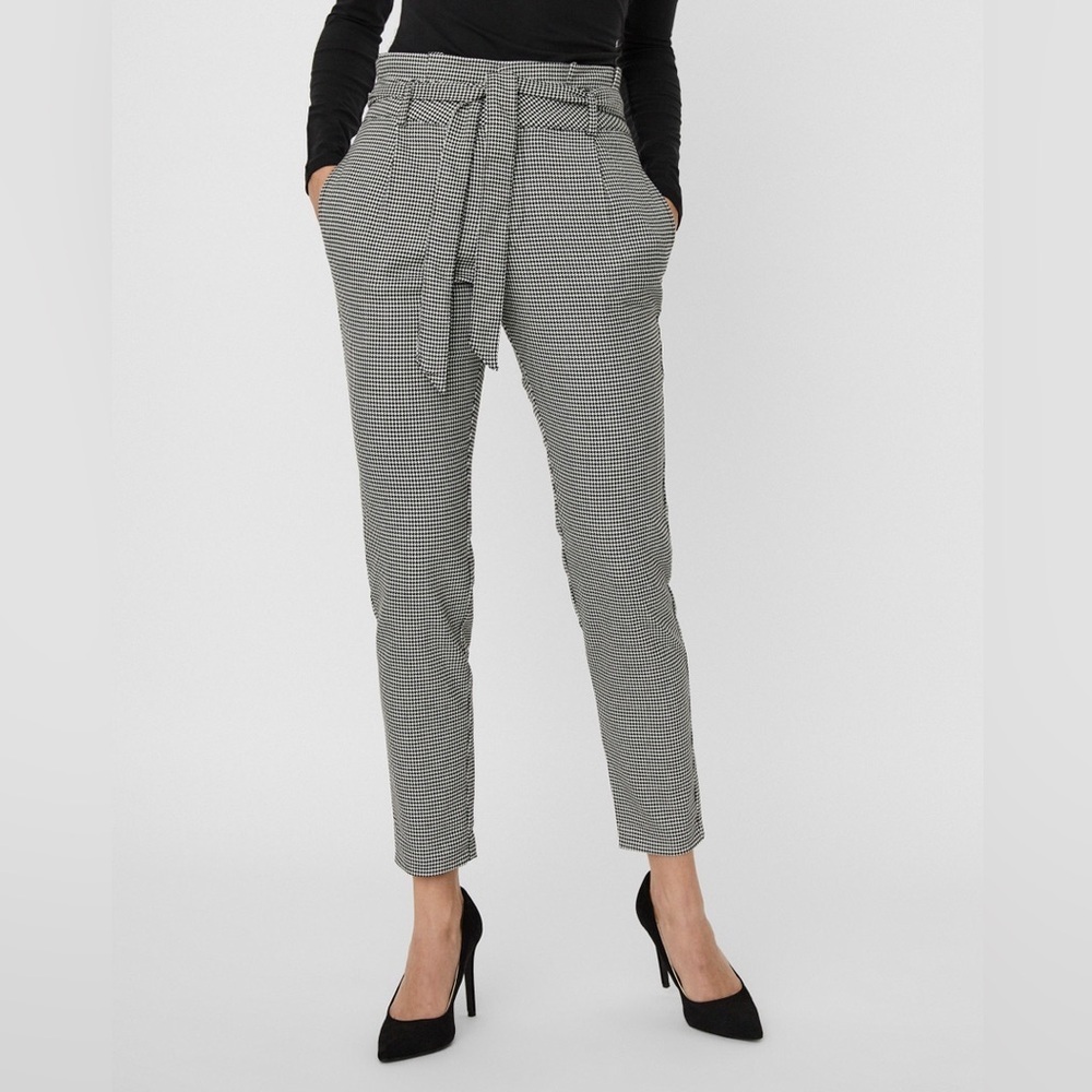 Vero Moda Monochrome Patterned Ankle Pants